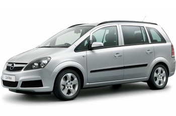Taxi: Opel Zafira for max. 6 passengers